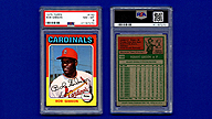 1975 Topps #150 Bob GIBSON {PSA 8 NM-MT 41187270}