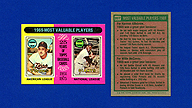 1975 Topps #207 Harmon KILLEBREW Willie McCOVEY 1969 MVPs