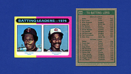 1975 Topps #305 Rod CAREW Ralph GARR Batting Leaders