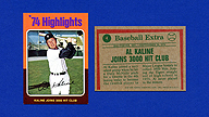 1975 Topps #4 Al KALINE Highlights