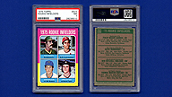 1975 Topps #623 Phil GARNER Keith HERNANDEZ Bob SHELDON Tom VERYZER Rookie Infielders {RC} {PSA 7 NM 28236510}