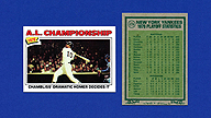 1977 Topps #276 A.L. Championship Chambliss' Dramatic Homer Decides It