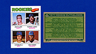 1977 Topps #488 Jack CLARK Ruppert JONES Lee MAZZILLI Dan THOMAS Rookie Outfielders