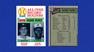 1979 Topps #413 Roger MARIS Hank AARON All-Time Records Home Runs