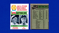 1979 Topps #414 Rogers HORNSBY Ty COBB All-Time Record Holders Batting Average