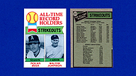 1979 Topps #417 Nolan RYAN Walter JOHNSON All-Time Record Holders Strikeouts