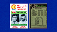 1979 Topps #418 Dutch LEONARD Walter JOHNSON All-Time Record Holders Earned Run Average