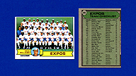 1979 Topps #606 Montreal EXPOS Checklist