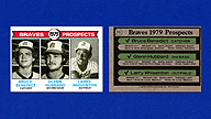 1979 Topps #715 Bruce BENEDICT Glenn HUBBARD Larry WHISENTON Braves Prospects