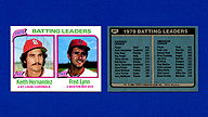 1980 Topps #201 Keith HERNANDEZ Fred LYNN Batting Leaders