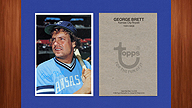 1980 Topps Superstar #14 of 60 George BRETT Gray Back