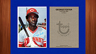 1980 Topps Superstar #24 of 60 George FOSTER Gray Back