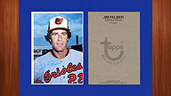 1980 Topps Superstar #4 of 60 Jim PALMER Gray Back