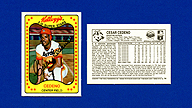 1981 Kellogg's #14 Cesar CEDENO