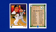 1989 Upper Deck #670 Jose CANSECO Oakland Athletics Team Checklist