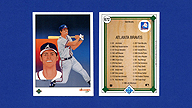 1989 Upper Deck #672 Dale MURPHY Atlanta Braves Team Checklist