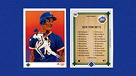 1989 Upper Deck #681 Darryl STRAWBERRY New York Mets Team Checklist