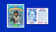 1991 Kellogg's Corn Flakes 2 of 15 Hank AARON Baseball Greats