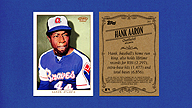 2002 Topps 206 #287 Hank AARON [VAR: Blue Jersey]