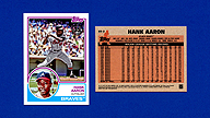 2018 Topps #83-2 Hank AARON 35th Anniversary 1983