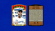 2021 Topps Heritage #72DC-20 Hank AARON Die Cut [1972 Design]