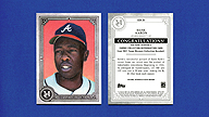 2021 Topps Museum Collection #CCR-29 Hank AARON Canvas Collection Reprints