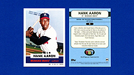 2021 Topps Throwback Thursday #6 Hank AARON 1961 Bazooka Panels