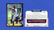 2015 Bowman Chrome Prospects #BCP71 Ozzie ALBIES Black Refractor Asia Exclusive