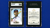 2018 Topps Gallery #67 Ozzie ALBIES [RC] [SGC 10 Pristine 5485267]