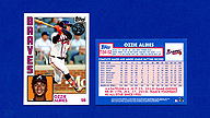 2019 Topps #T84-52 Ozzie ALBIES 35th Anniversary [1984 Design]