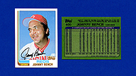 1982 Topps #400 Johnny Bench