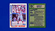 1982 Topps #401 Johnny BENCH In Action