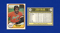 1981 Fleer #432 Vida BLUE