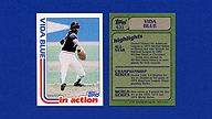 1982 Topps #431 Vida BLUE In Action