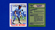 1982 Topps #201 George BRETT In Action