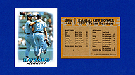 1988 Topps #141 ROYALS Team Leaders