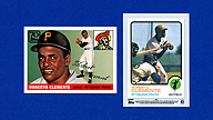 2021 Topps #TDH-5 Roberto CLEMENTE Double Header [1955 Design]