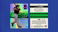 2008 Tristar Projections #154 Freddie FREEMAN Reflective Green [01/50]