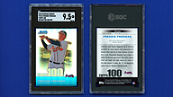 2010 Bowman Chrome #TPC24 Freddie FREEMAN Topps 100 Refractor [203/499] [SGC 9.5 Mint+ 2834762]