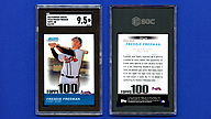 2010 Bowman Chrome #TPC24 Freddie FREEMAN Topps 100 [833/999] [SGC 9.5 Mint+ 7661315]