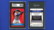 2011 Topps Finest #72 Freddie FREEMAN Red Refractor {RC} {Serial 18/25}