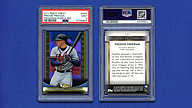 2011 Topps Finest #FFR1 Freddie FREEMAN Finest Freshman Purple [1:576 packs] [PSA 9 Mint 91498844]