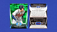 2012 Bowman Platinum #98 Freddie FREEMAN Green