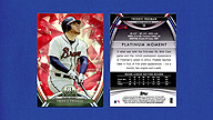 2013 Bowman Platinum #53 Freddie FREEMAN Ruby