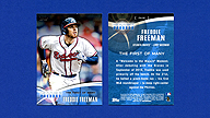 2014 Topps #FN-52 Freddie FREEMAN Series 2 Future is Now The First of Many [1:4]