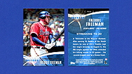 2014 Topps #FN-53 Freddie FREEMAN Series 2 Future is Now Streaking to 20 [1:4]