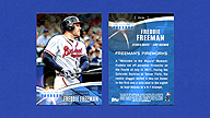 2014 Topps #FN-54 Freddie FREEMAN Series 2 Future is Now Freeman's Fireworks [1:4]