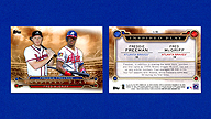 2015 Topps #I-10 Fred McGRIFF Freddie FREEMAN Inspired Play