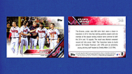 2016 Topps #248 Atlanta BRAVES Team Card