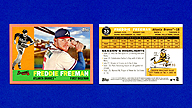 2017 Topps Archives #53 Freddie FREEMAN Peach [092/199]